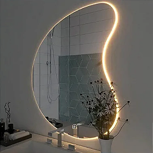 Espelho Orgânico Irregular Com LED ou Sem LED