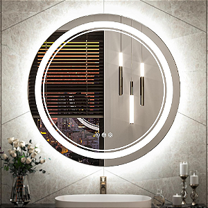 Espelho Decorativo Led Duplo Para Sala
