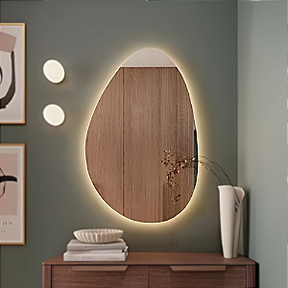 Espelho Orgânico Irregular Com LED ou Sem LED