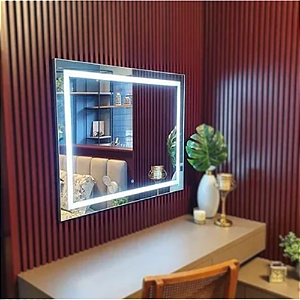 ESPELHOS COM LED E TOUCH SCREEN INTELIGENTE E MODERNO